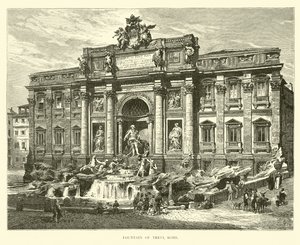 Fontana di Trevi, Roma da English School