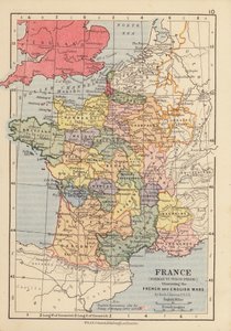 Francia, periodo normanno-tudor, che illustra le guerre franco-inglesi