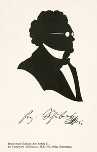 Franz Schubert, compositore austriaco (litografia)