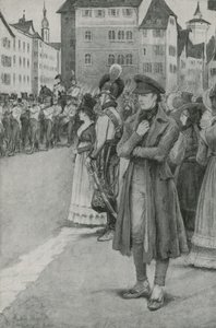 Franz Schubert ascolta la sua musica