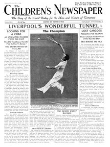 Fred Perry, prima pagina di 