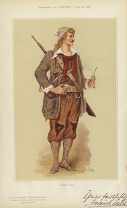 Frederick Leslie, come Rip nella commedia di "Rip Van Winkle" da English School