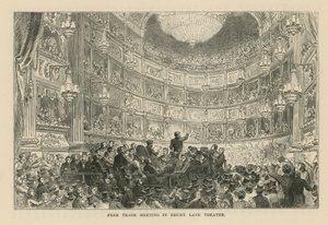 Incontro per il libero scambio al Drury Lane Theatre
