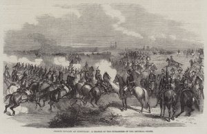 Cavalleria francese a Luneville, una carica dei corazzieri della Guardia Imperiale da English School