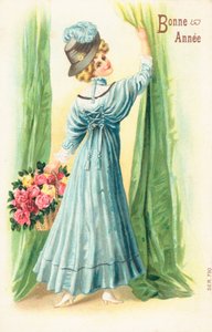 Cartolina di Capodanno francese