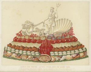 Capolavoro francese - centrotavola artistico per tavolo da cena da English School