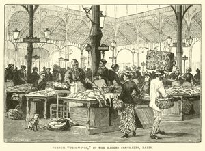 Pescivendole francesi, nelle Halles Centrales, Parigi da English School