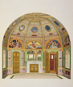 Decorazione a fresco nella Casa Estiva di Buckingham Palace, da The Decorations of the Garden Pavilion in the Grounds of Buckingham Palace di Ludwig Gruner (1801-82) e Anna Brownell Jameson (1794-1860) da English School