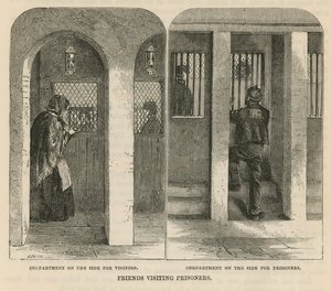 Amici che visitano i prigionieri