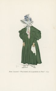 Da Gavarnis Psysionomie de la Population de Paris 1832 da English School