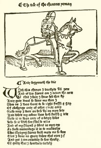 Dalla seconda edizione dei Racconti di Canterbury di Chaucer stampata da Caxton da English School