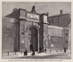 Ingresso principale del Royal Free Hospital, Gray