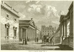 Fronte di Carlton House, 1820 da English School