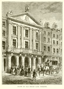 Facciata del Vecchio Teatro Drury Lane da English School