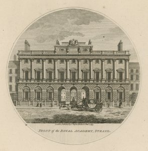 Fronte della Royal Academy, Strand da English School