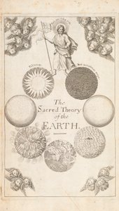 Frontespizio da La Teoria della Terra di Thomas Burnet, Londra, 1684 da English School