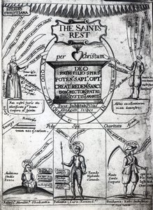 Frontespizio di Il riposo eterno dei santi di Richard Baxter, stampato nel 1652 da English School