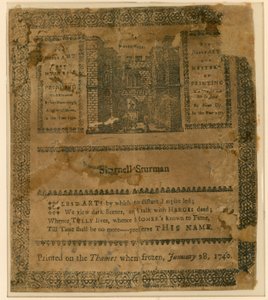 Fiera del gelo del 1740. Souvenir