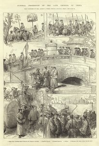 Processione funebre della defunta imperatrice della Cina da English School