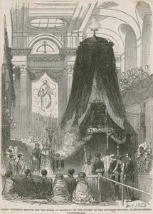 Funerale per la Regina del Portogallo, nella cappella dell