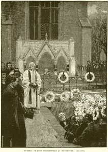 Il funerale di Lord Beaconsfield a Hughenden