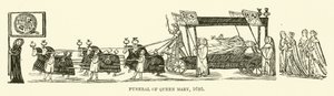 Funerale della regina Maria da English School
