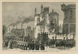 Funerale di Sir John Fox Burgoyne da English School