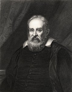 Galileo Galilei (1564-1642) dalla Galleria dei Ritratti, pubblicata nel 1833 da English School
