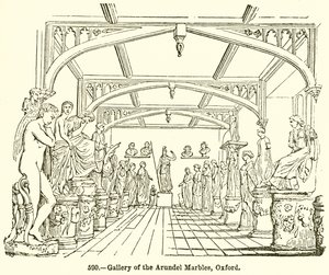 Galleria dei Marmi di Arundel, Oxford (incisione)