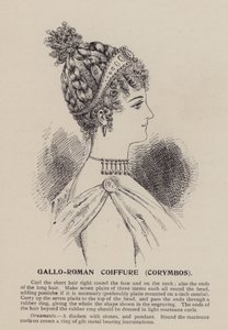 Coiffure gallo-romana, Corymbos (incisione)