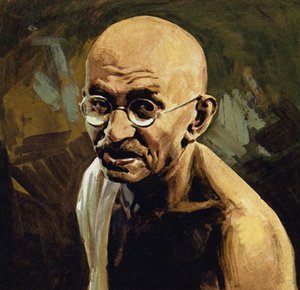 Gandhi era conosciuto come Mahatma, o Grande Anima da English School