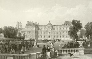 Giardino - Fronte del Lussemburgo - Parigi da English School