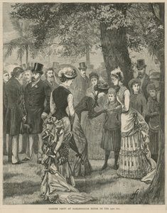 Festa in giardino a Marlborough House il 23 luglio 1883 da English School