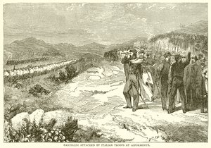 Garibaldi attaccato dalle truppe italiane ad Aspromonte da English School