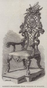 La Sedia di Shakespeare di Garrick, disegnata da Hogarth