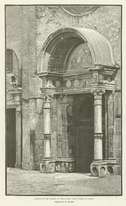 Portale della Chiesa di Santa Maria delle Grazie, a Milano da English School