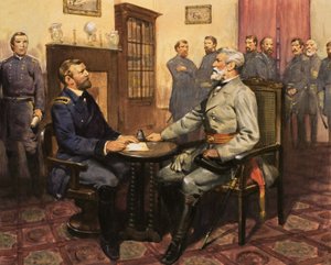 Il generale Grant incontra Robert E. Lee