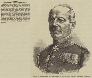 Generale Herwarth von Bittenfeld, comandante delle riserve tedesche da English School