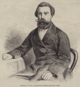 Generale Turr, capo aiutante di campo di Garibaldi (incisione) da English School