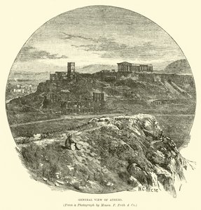 Veduta Generale di Atene da English School