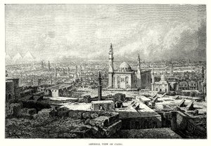 Veduta generale del Cairo (incisione)
