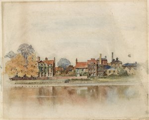 Vista generale di Chiswick Mall da English School