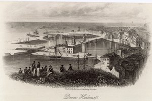 Vista generale del porto di Dover