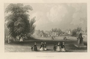 Veduta generale del Cimitero di Kensall Green da English School