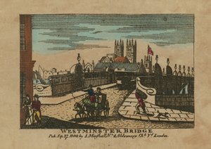Vista generale del Westminster Bridge