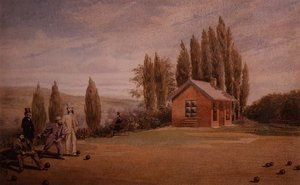 Gentiluomini che giocano a bocce, c.1880