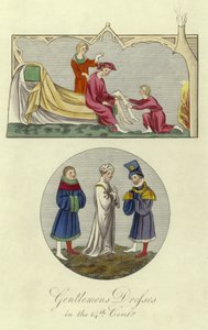Abiti da gentiluomini del XIV secolo da English School