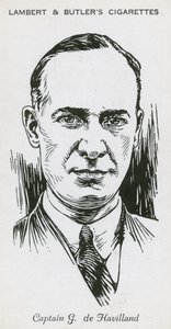 Geoffrey de Havilland, aviatore e progettista e produttore di aeromobili inglese
