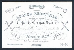 George Brownhill, produttore di argento tedesco da English School