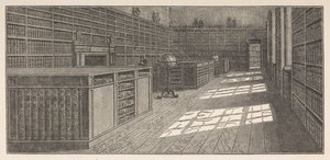 Biblioteca di Giorgio III, La Grande (o Ovest) Biblioteca, Buckingham House, da Frederick Augusta Barnard, Bibliothecae regiae catalogus, volume I